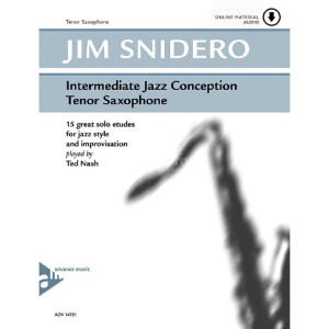 Intermediate Jazz Conception Tenor Saxophone  JIM SNIDERO